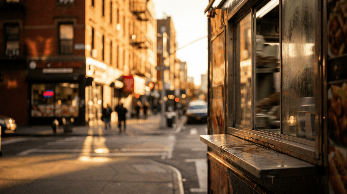 Local neighborhood shops and street market
